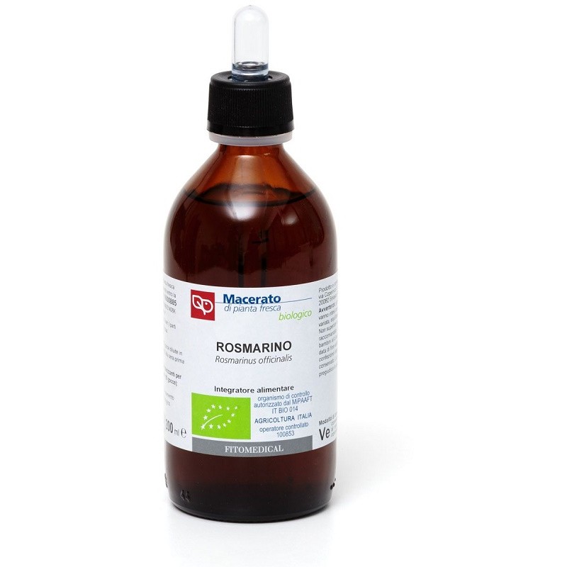Fitomedical Rosmarino Tintura Madre per Fegato e memoria 200 Ml Bio