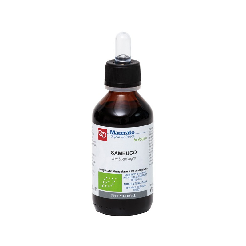 Fitomedical Sambuco Tintura Madre per Vie Respiratorie 100 Ml Bio Fitomedical Sambuco Tintura Madre per Vie Respiratorie 100 Ml Bio