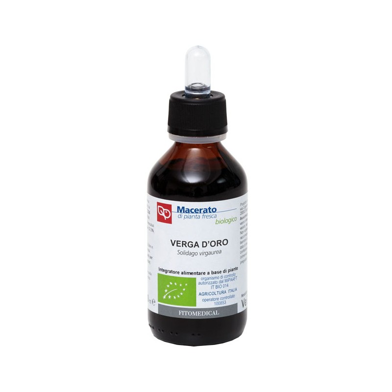 Fitomedical Verga D'oro Tintura Madre per Vie Urinarie 100 Ml Bio Fitomedical Verga D'oro Tintura Madre per Vie Urinarie 100 Ml Bio