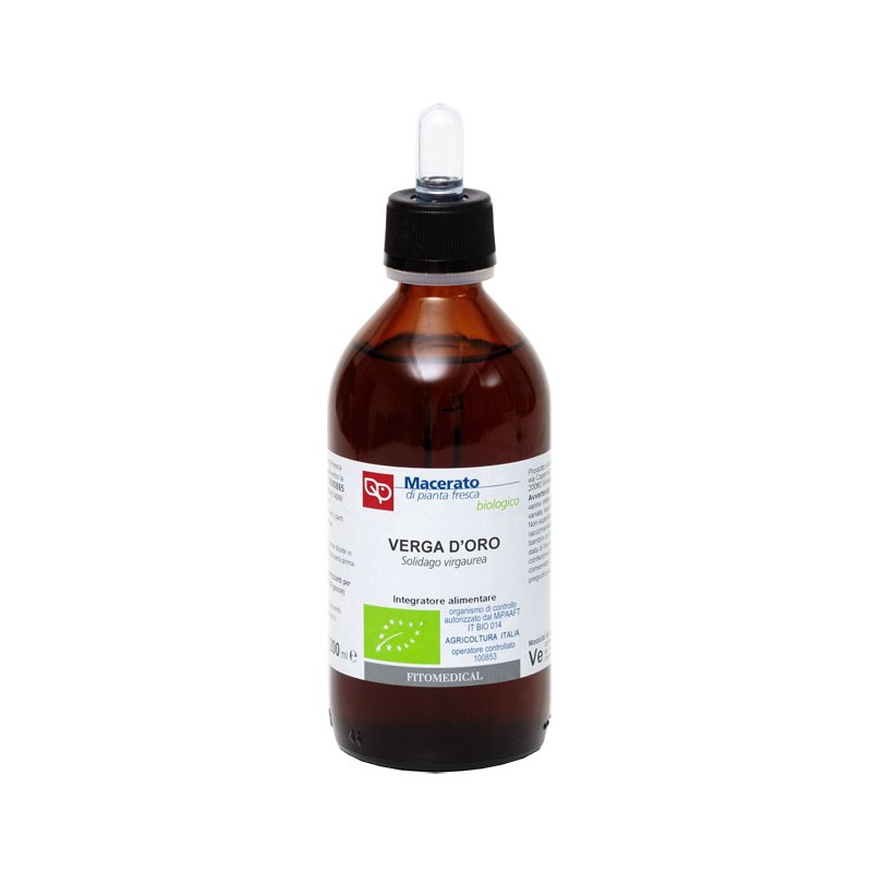 Fitomedical Verga D'oro Tintura Madre per Vie Urinarie 200 Ml Bio