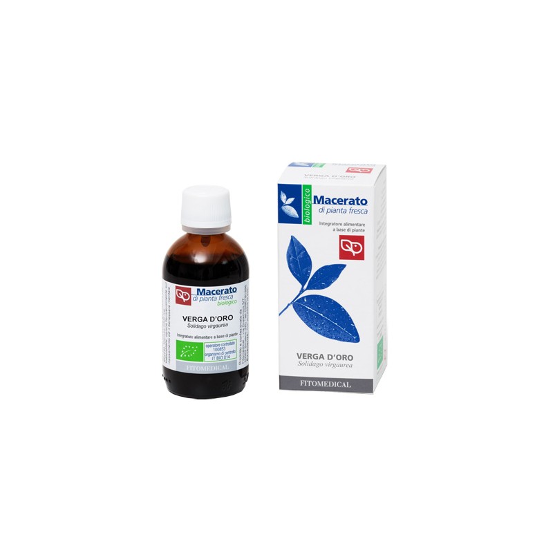 Fitomedical Verga D'oro Tintura Madre per Vie Urinarie 50 Ml Bio Fitomedical Verga D'oro Tintura Madre per Vie Urinarie 50 Ml Bio