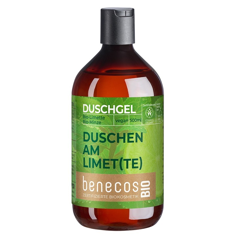 Benecos Bio Docciagel Mint & Lime Summer Edition per Freschezza e Detersione Delicata 500 ml Benecos Bio Docciagel Mint & Lime Summer Edition per Freschezza e Detersione Delicata 500 ml