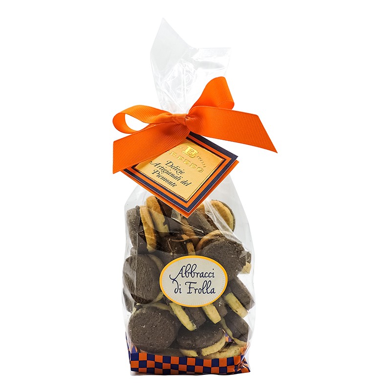 Pasticcini Abbracci di Frolla per Pausa Dolce e Colazione Sacchetto da 250 g