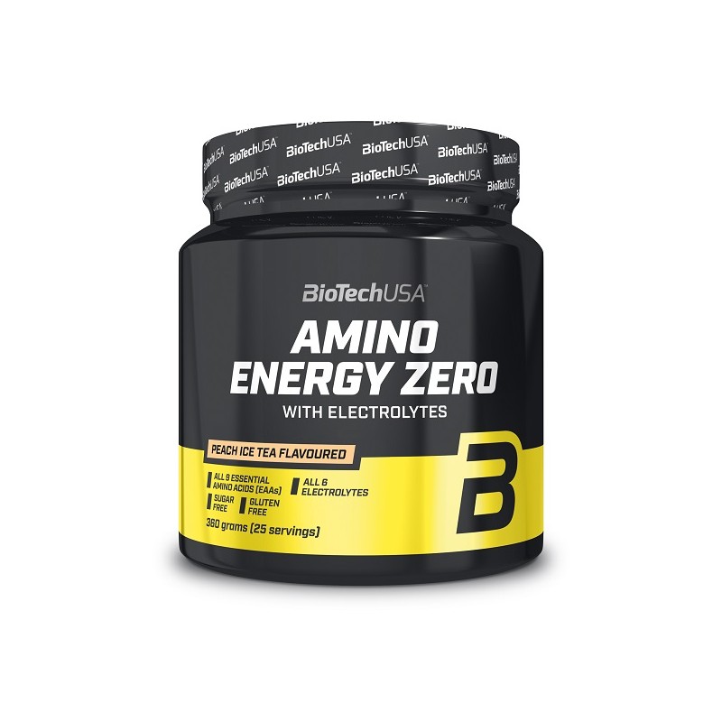 Amino Energy Zero With Electrolytes Peach Ice Tea per Energia e Recupero Muscolare 360 g