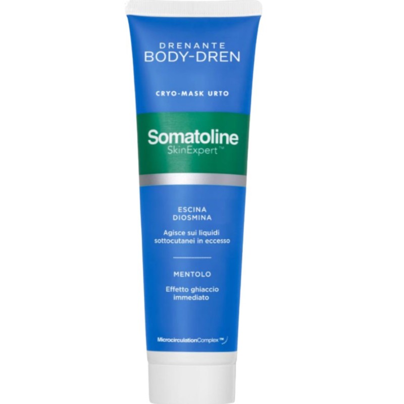 tubetto di Somatoline Skin Expert Body Dren Cryo Mask Urto Maschera Drenante 150ml tubetto di Somatoline Skin Expert Body Dren Cryo Mask Urto Maschera Drenante 150ml