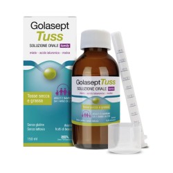 Flacone Golasept Tuss Family Soluzione Orale Tosse Secca e Grassa 150ml Flacone Golasept Tuss Family Soluzione Orale Tosse Secca e Grassa 150ml