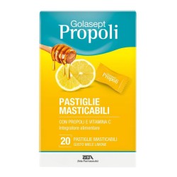 Confezione Golasept Propoli Miele Limone 20 Compresse Confezione Golasept Propoli Miele Limone 20 Compresse