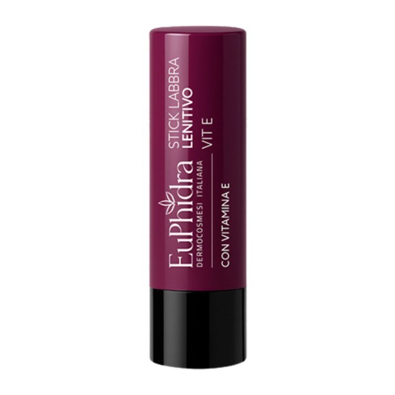 Confezione Euphidra Stick Labbra Lenitivo Labbra Secche e Screpolate con Vitamina E 4,5gg Confezione Euphidra Stick Labbra Lenitivo Labbra Secche e Screpolate con Vitamina E 4,5gg