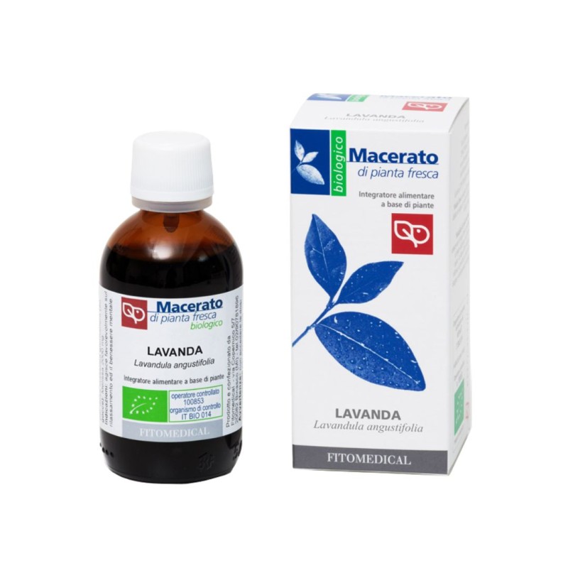 Flacone Fitomedical Lavanda Biologica Tintura Madre per Rilassamento 50ml Flacone Fitomedical Lavanda Biologica Tintura Madre per Rilassamento 50ml