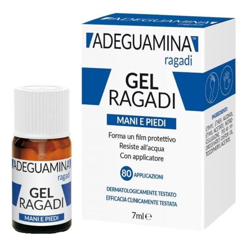 Confezione Adeguamina Gel Ragadi Trattamento Protettivo Ragadi Mani e Piedi 7ml Confezione Adeguamina Gel Ragadi Trattamento Protettivo Ragadi Mani e Piedi 7ml