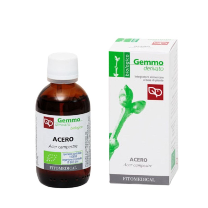 Flacone Fitomedical Acero Macerato Glicerico per Colecisti e vie biliari 100ml Bio Flacone Fitomedical Acero Macerato Glicerico per Colecisti e vie biliari 100ml Bio