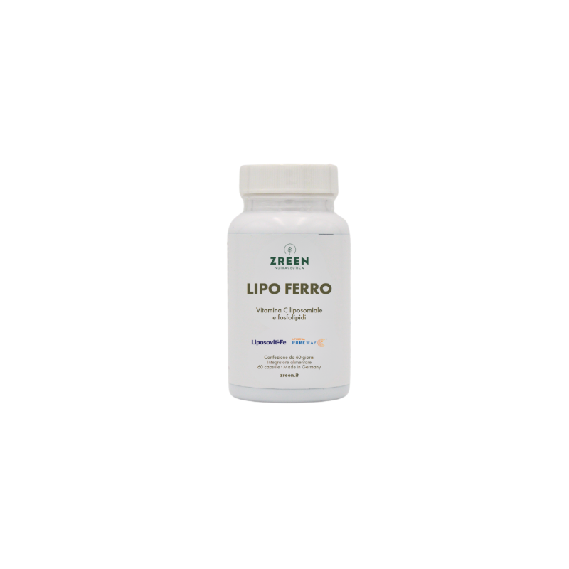 Zreen Lipo Ferro Integratore di Ferro Liposomiale 60 Capsule