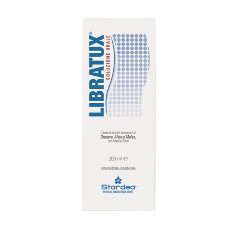 Confezione Stardea Libratux Integratore per le Secrezioni Bronchiali Flacone 200ml Confezione Stardea Libratux Integratore per le Secrezioni Bronchiali Flacone 200ml