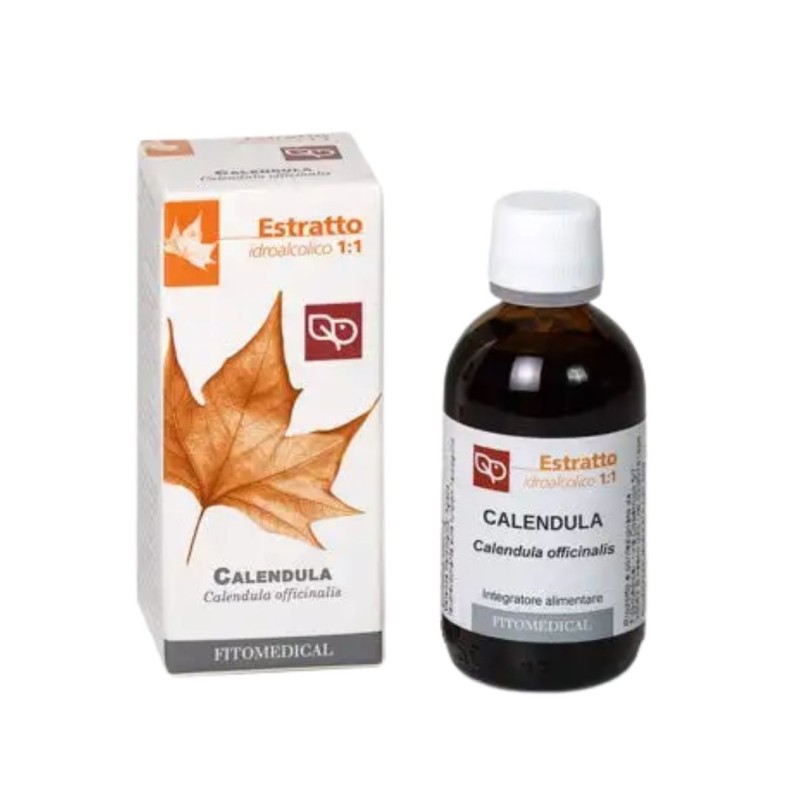 Flacone Fitomedical Calendula Tintura Madre per Benessere della Pelle 1000 Ml Bio