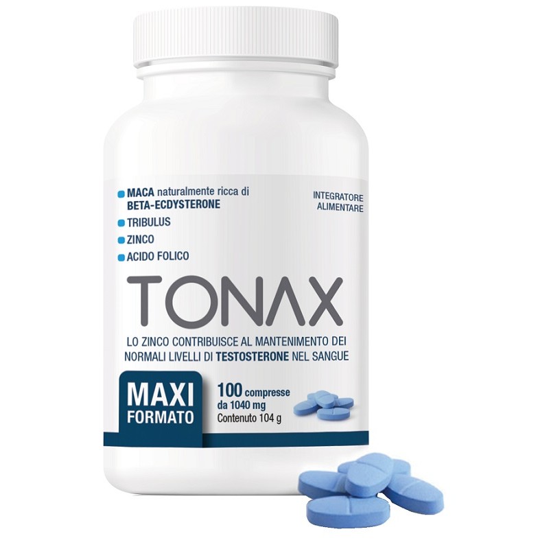 Tonax integratore per benessere maschile e vitalità 100 compresse