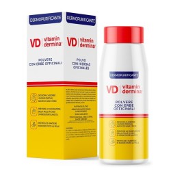 Formato di Vitamindermina Polvere Erbe Officinali Dermopurificante per Sudorazione Mani e Piedi 100g Formato di Vitamindermina Polvere Erbe Officinali Dermopurificante per Sudorazione Mani e Piedi 100g