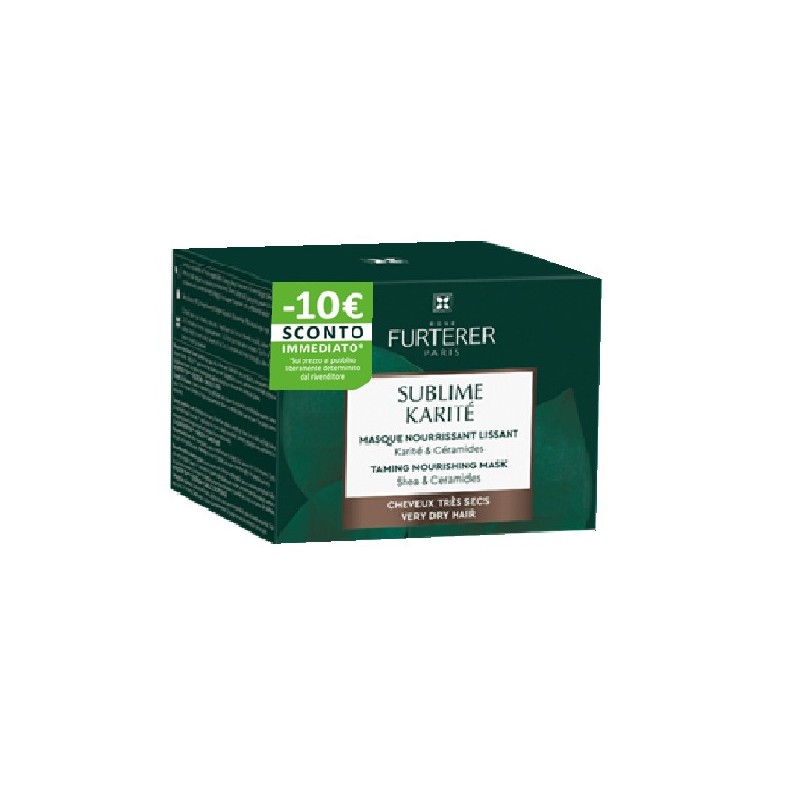 Rene Furterer Sublime Karite Maschera Nutritiva Lisciante per Capelli Secchi e Ribelli 200ml