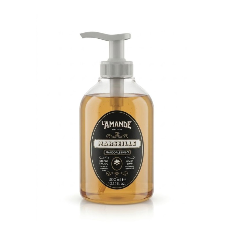 Formato di L'Amande Sapone Liquido Olio di Mandorle Dolci per Detersione Quotidiana 300 ml Formato di L'Amande Sapone Liquido Olio di Mandorle Dolci per Detersione Quotidiana 300 ml