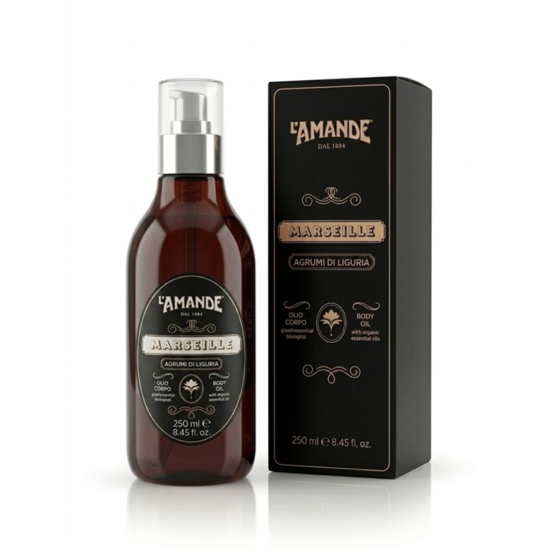 Formato di L'Amande Olio Corpo Oli Essenziali Biologici Idratante e Nutriente per la Pelle 250 ml