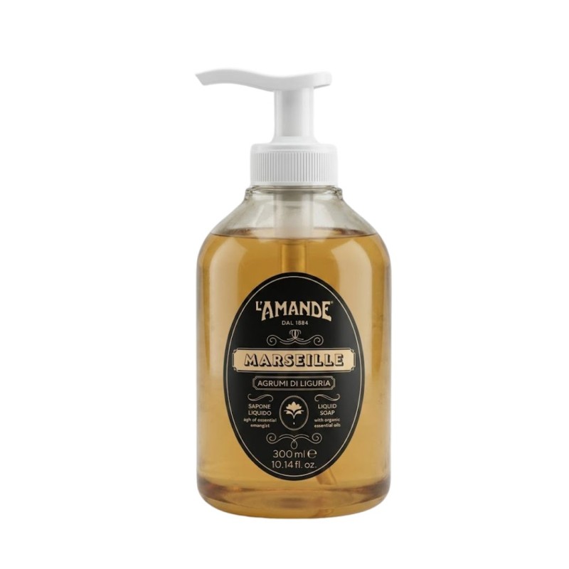 Formato di L'Amande Sapone Liquido agli Oli Essenziali Biologici Idratante e Lenitivo 300 ml