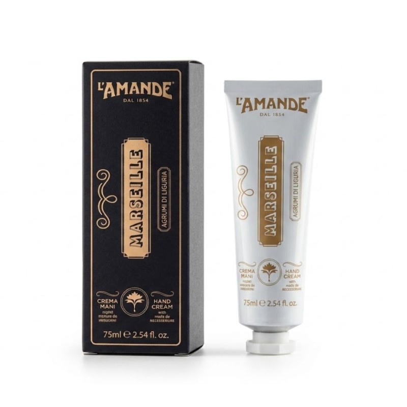 Formato di L'Amande Crema Mani Oli Essenziali Biologici Idratante 75 ml