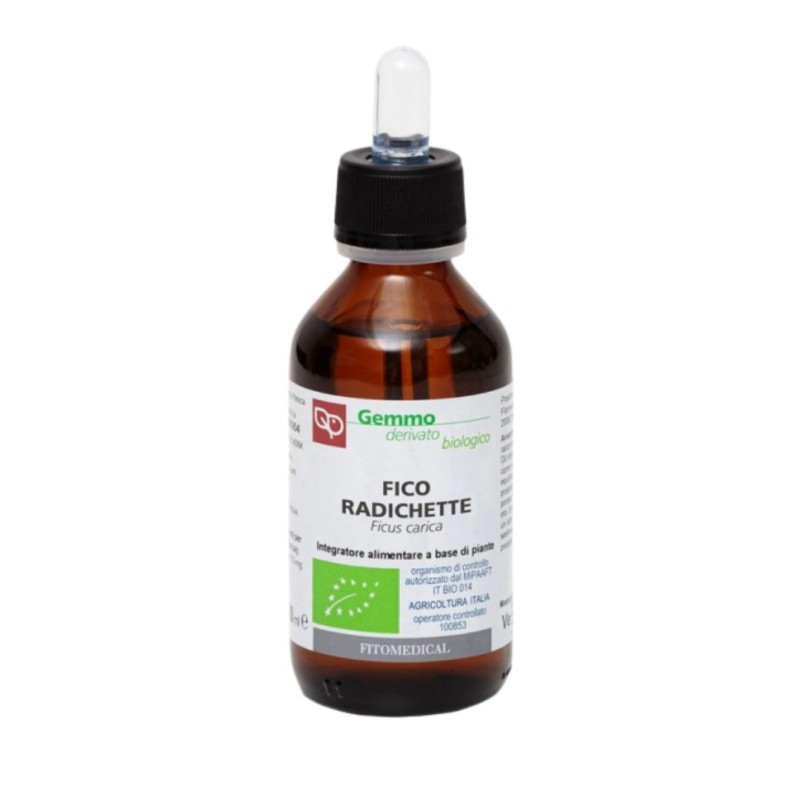 Flacone Fitomedical Fico Radichette Macerato Glicerico per Stomaco e Stress 500 Ml Bio