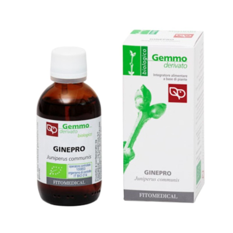 Flacone Fitomedical Ginepro Tintura Madre per Fegato e reni 500 Ml Bio