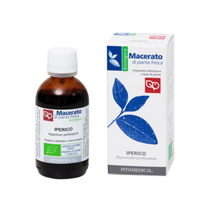 Flacone Fitomedical Iperico Tintura Madre per Umore e Benessere 500ml Bio