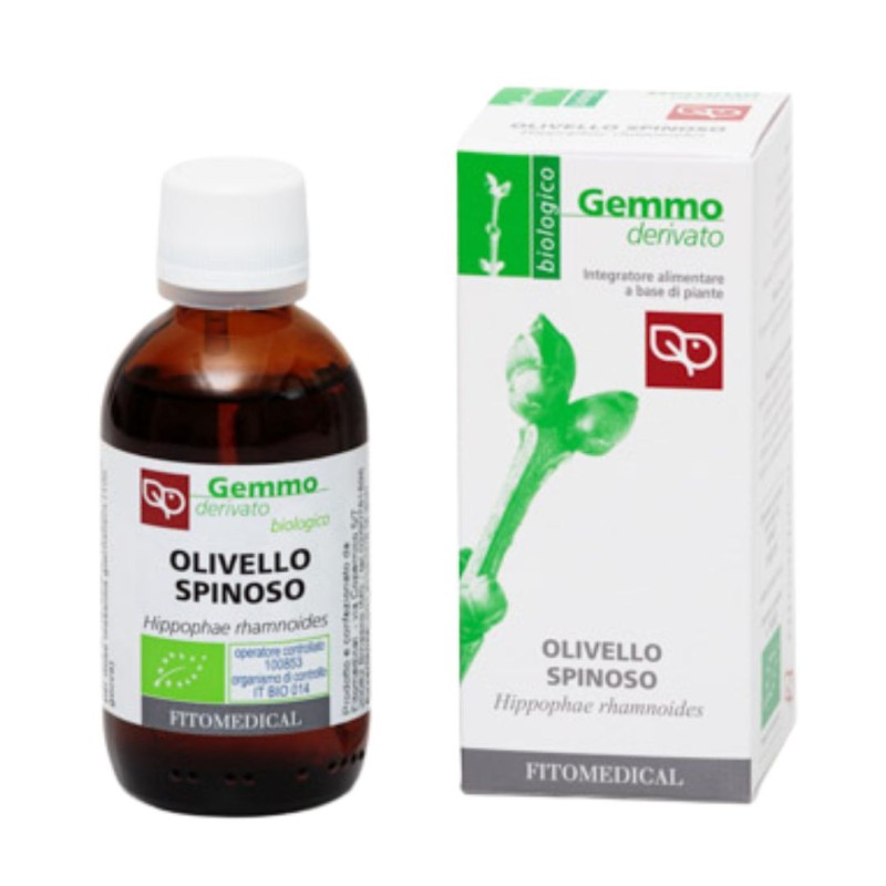 Flacone Fitomedical Olivello Spinoso Macerato Glicerico per Energia e Vitalità 500 Ml Bio