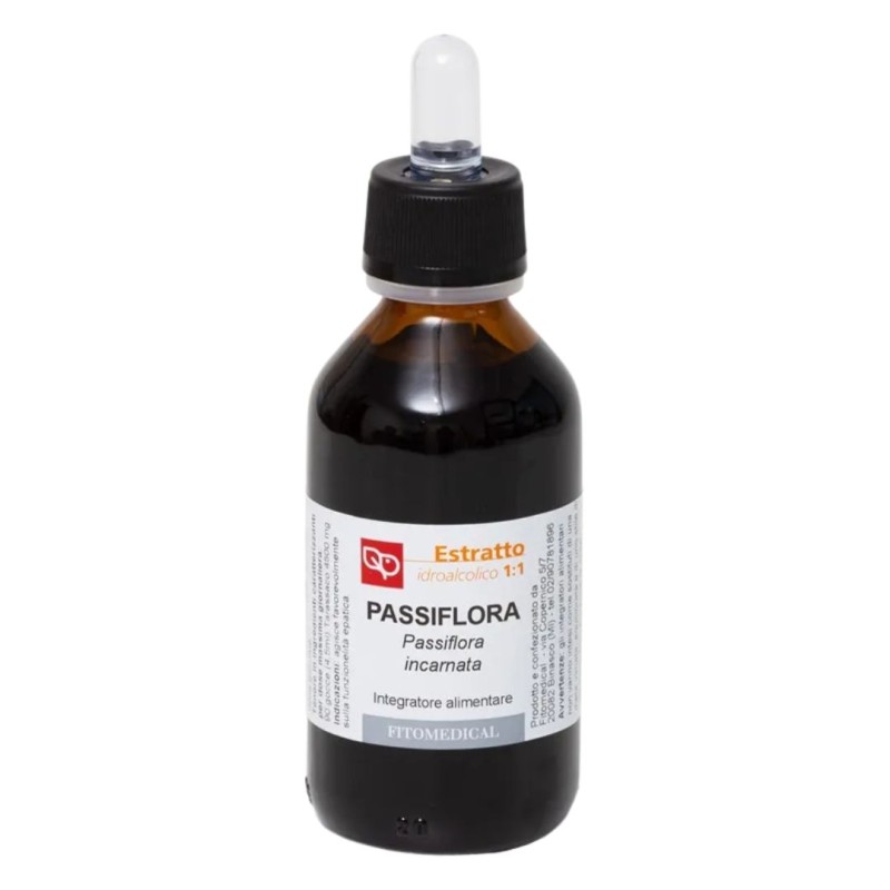 Flacone Fitomedical Passiflora Tintura Madre per Sonno e Rilassamento 1000 Ml Bio