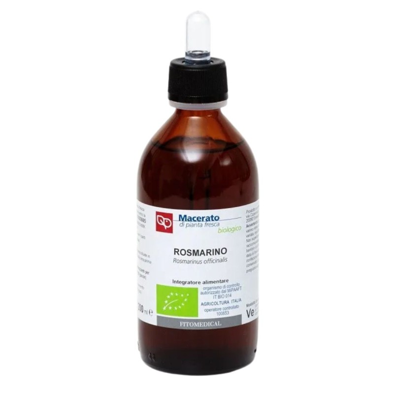 Flacone Fitomedical Rosmarino Tintura Madre per Fegato e memoria 500 Ml Bio