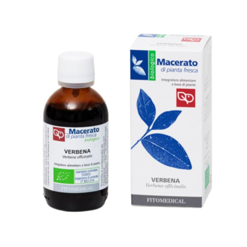 Flacone Fitomedical Verbena Tintura Madre per Rilassamento 500 Ml Bio