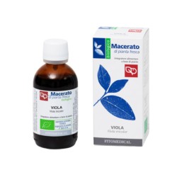 flacone Fitomedical Viola Tintura Madre per Vie respiratorie e pelle 500ml Bio