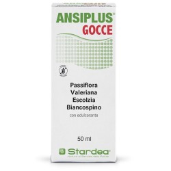 Flacone Ansiplus Gocce Integratore Rilassante per Sonno e Benessere 50ml