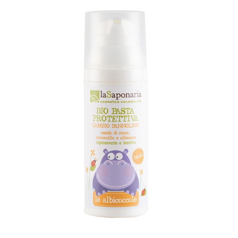 La Saponaria Le Albicoccole Bio Pasta Protettiva Cambio Pannolino per Arrossamenti e Irritazioni 50ml La Saponaria Le Albicoccole Bio Pasta Protettiva Cambio Pannolino per Arrossamenti e Irritazioni 50ml