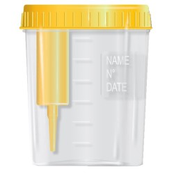 Contenitore per urine con... Contenitore per urine con...