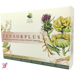Formato di Natural Farm Tensorplus Integratore per Pressione Bassa 50 Compresse Formato di Natural Farm Tensorplus Integratore per Pressione Bassa 50 Compresse
