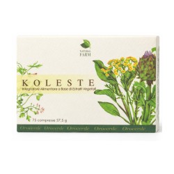 Confezione Natural Farm Koleste Integratore per il Controllo del Colesterolo 75 Compresse Confezione Natural Farm Koleste Integratore per il Controllo del Colesterolo 75 Compresse