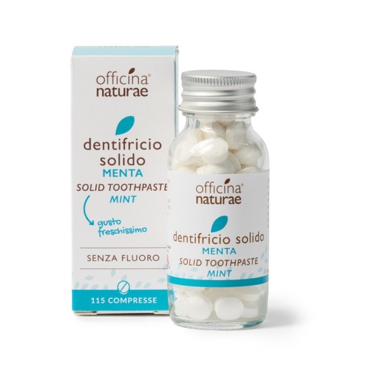 Dentifricio Menta in compresse per Igiene Orale Senza Fluoro 115 Compresse 75ml