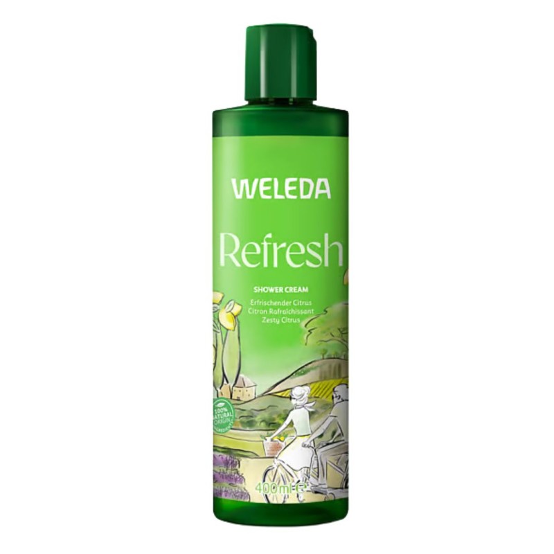 Flacone Weleda Doccia Cremosa Refresh Limone Detergente Naturale Rinfrescante Flacone Weleda Doccia Cremosa Refresh Limone Detergente Naturale Rinfrescante