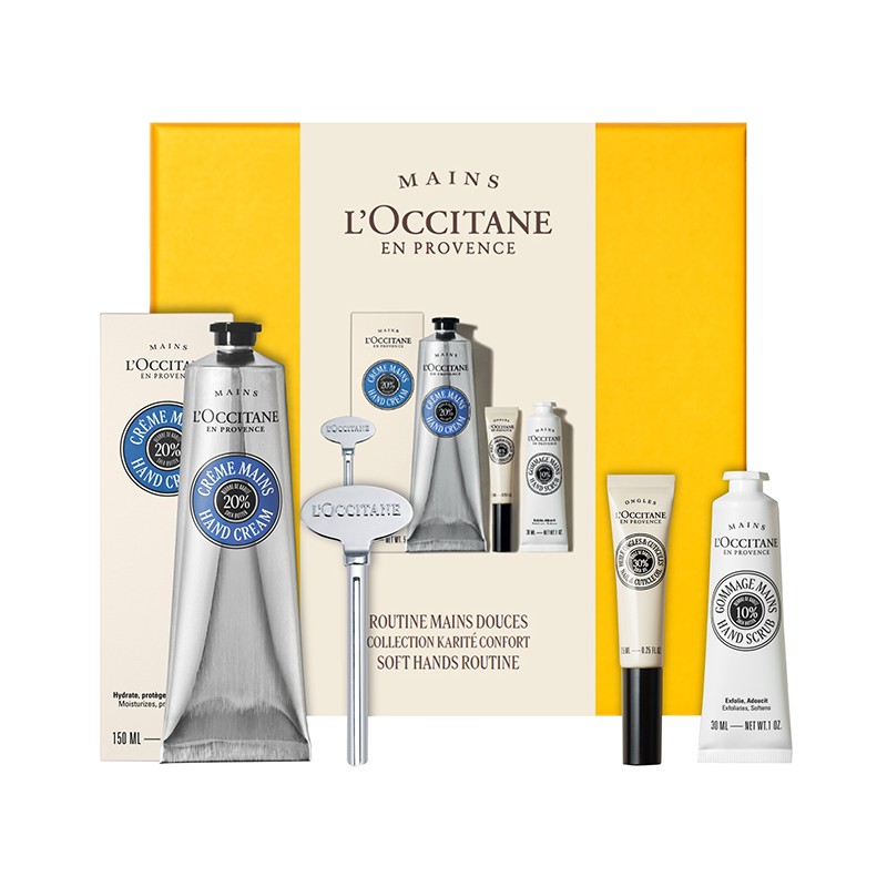 L'Occitane Trio Mani Olio Unghie e 2 Creme Mani Karité e Neroli