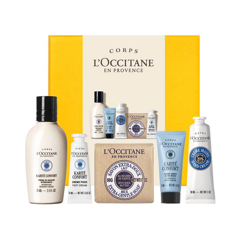 L'Occitane Karité Comfort Routine Kit Nutriente 6 Pezzi