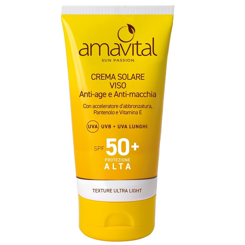 Amavital Sun Passion Crema Solare Viso Antiage SPF 50+ 50ml