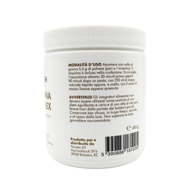 Ingredienti di Zreen Creatina Complex Polvere per Forza e Resistenza 486 g