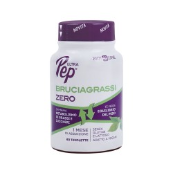 Barattolo Bios Line Ultra Pep Bruciagrassi Zero Integratore per Controllo del Peso Senza Iodio 60 Tavolette