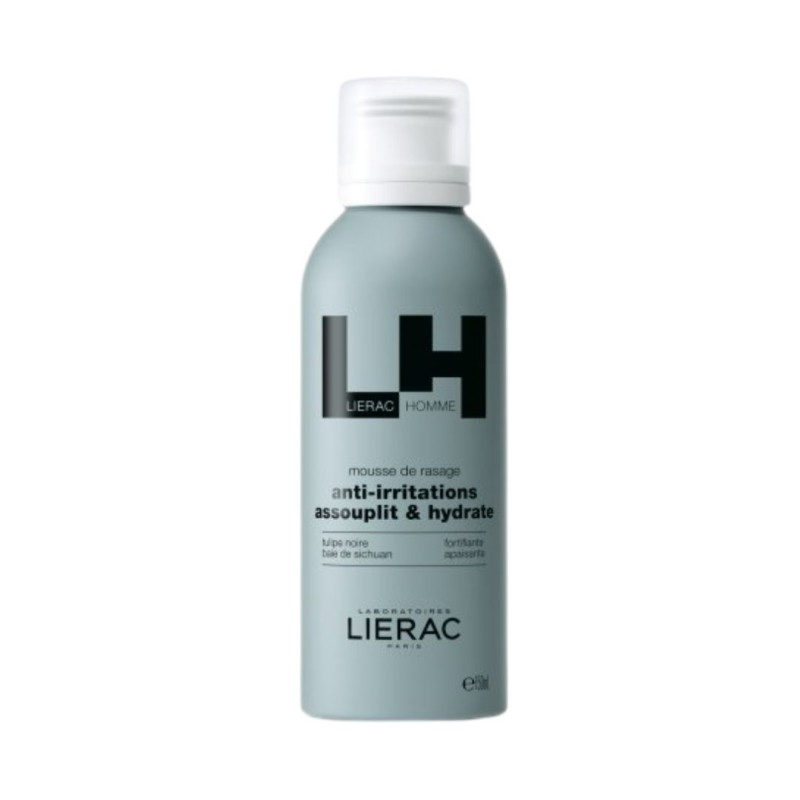 Flacone Lierac Homme Mousse da Barba Idratante 150ml Flacone Lierac Homme Mousse da Barba Idratante 150ml
