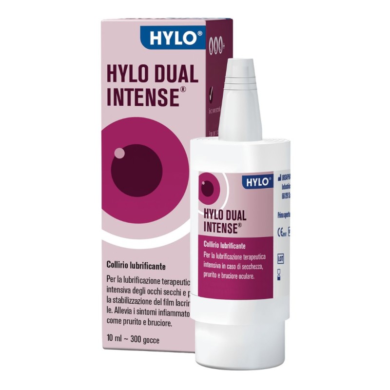 Flacone Hylo Dual Intense Collirio Lubrificante Secchezza Oculare Intensa 10ml
