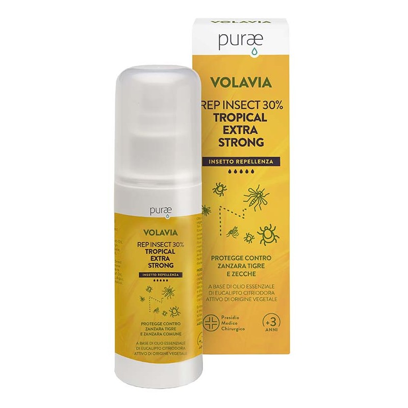 Volavia Rep Insect 30% Tropical Extra Strong Repellente Insetti 75 ml Volavia Rep Insect 30% Tropical Extra Strong Repellente Insetti 75 ml