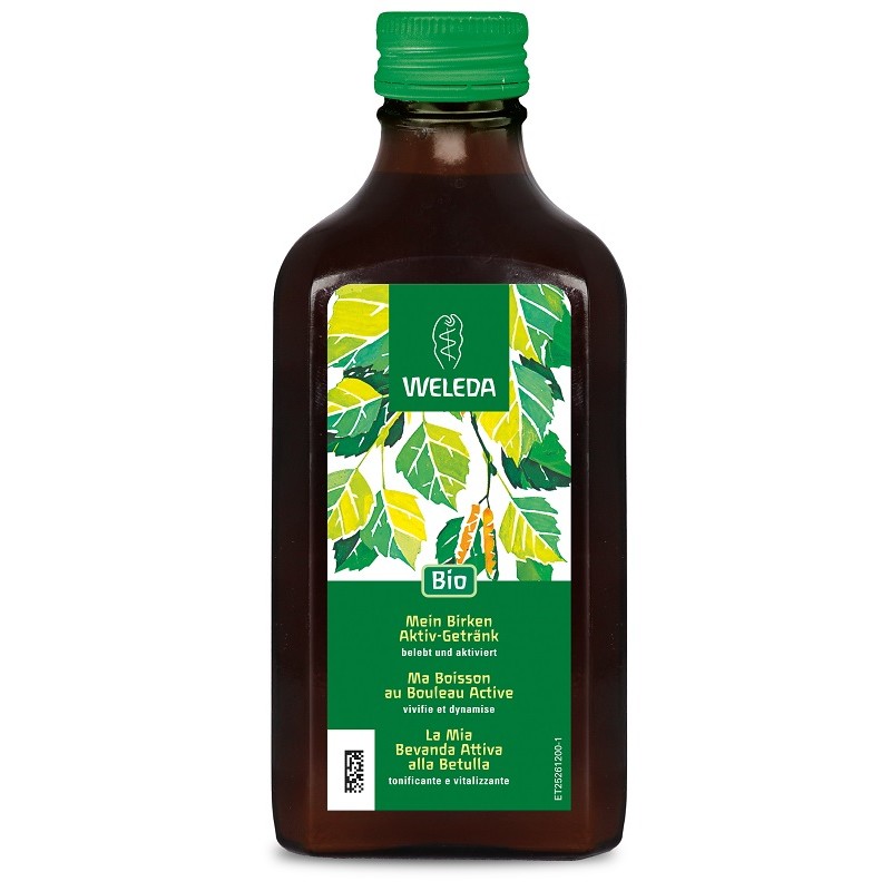 Formato di Weleda La Mia Bevanda Attiva alla Betulla Biologica per Benessere Vie Urinarie 200 ml