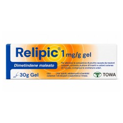Formato di Relipic 1 Mg Gel Antistaminico Topico per Prurito e Irritazione della Pelle 30g Formato di Relipic 1 Mg Gel Antistaminico Topico per Prurito e Irritazione della Pelle 30g